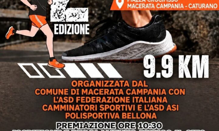 Locandina 2^ RUNNING CUP MACERATESE